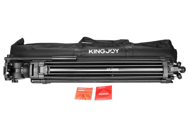 سه پایه فیلمبرداری کینگ جوی Kingjoy Professional Video Tripod VT-2500L/نماکم