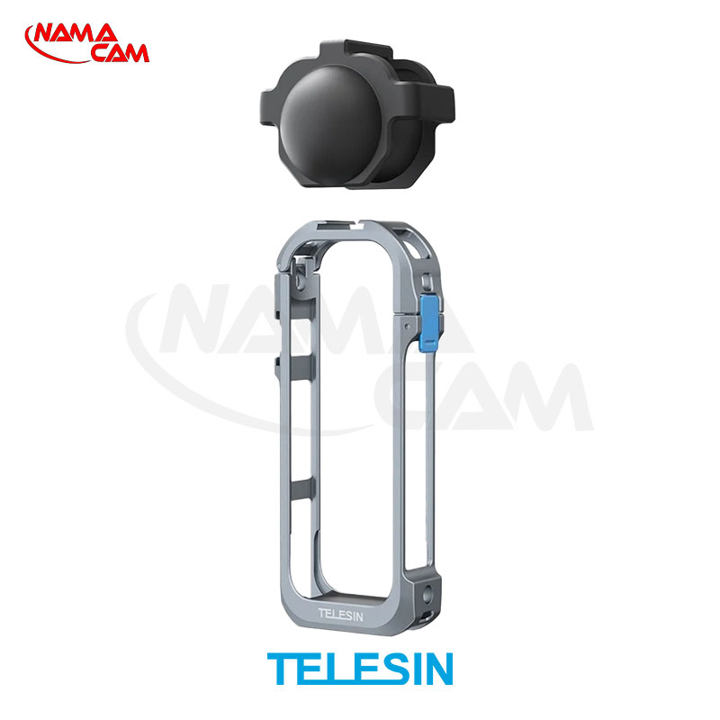 محافظ و فریم فلزی اینستا360 X5 تلسین - Full Cage Protection for Insta360 X5/نماکم
