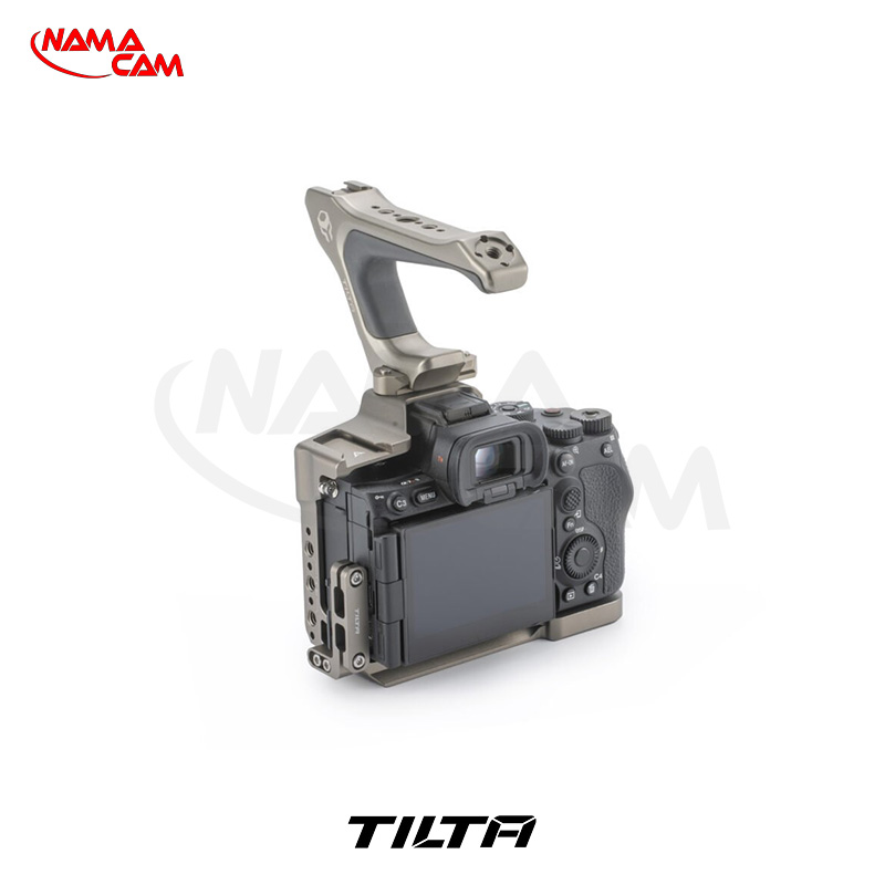 کیت کیج سبک وزن تیلتا Half Cage به همراه صفحه پایه LWS 15 میلی‌متری برای سونی a7R V/نماکم
