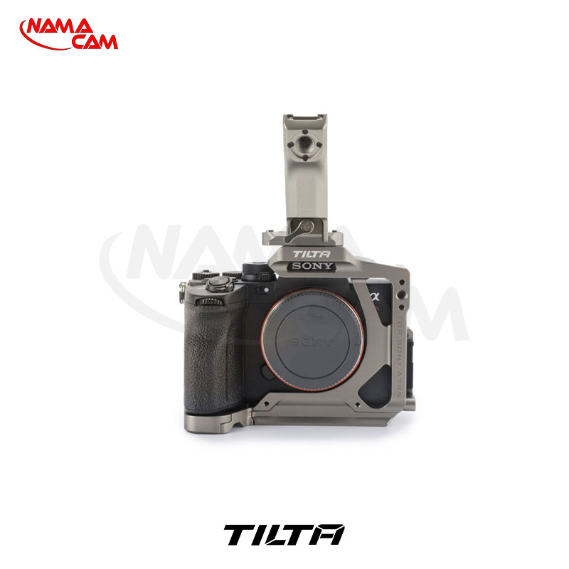 کیت کیج سبک وزن تیلتا Half Cage به همراه صفحه پایه LWS 15 میلی‌متری برای سونی a7R V/نماکم