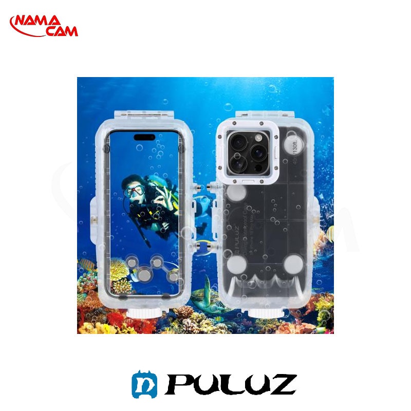 قاب ضد آب آیفون 16 پرو مکس - پلوز iPhone 16 Pro Max 40m/130ft Waterproof Diving Case/نماکم