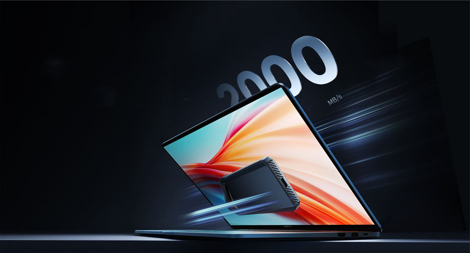 هارد اکسترنال 2 ترابایت SSD لکسار – Lexar 2TB Professional SL600/نماکم