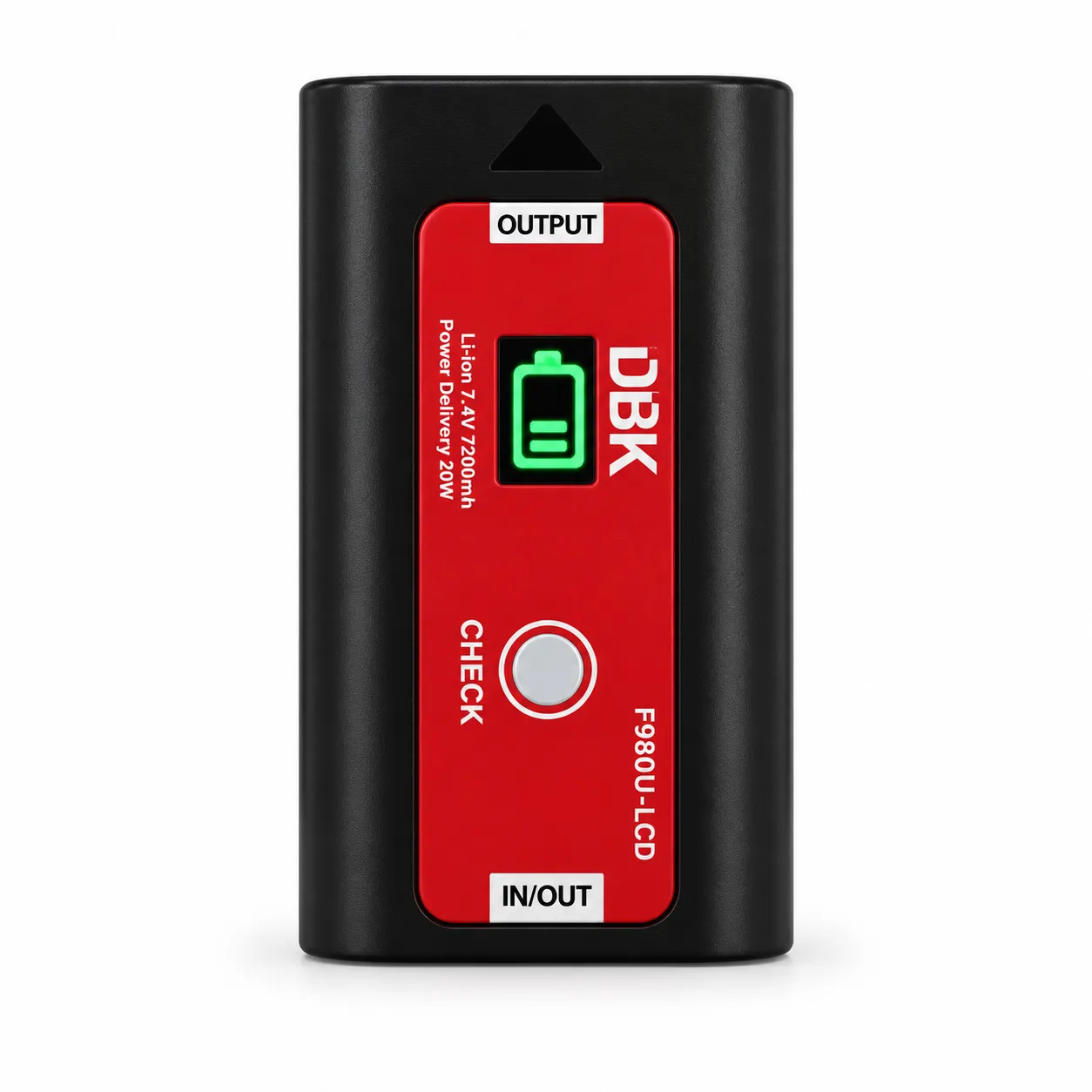 باتری دوربین دی بی کی مدل DBK F980U-LCD 7200mAh