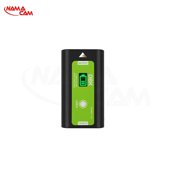باتری دوربین دی بی کی مدل DBK F980U-LCD 7200mAh/نماکم