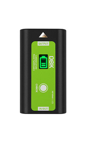 باتری دوربین دی بی کی مدل DBK F980U-LCD 7200mAh/نماکم