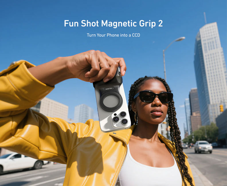 هندل و دسته شاتر مگنتی موبایل ورژن 2 – تلسین – Fun Shot Magnetic Grip 2/نماکم