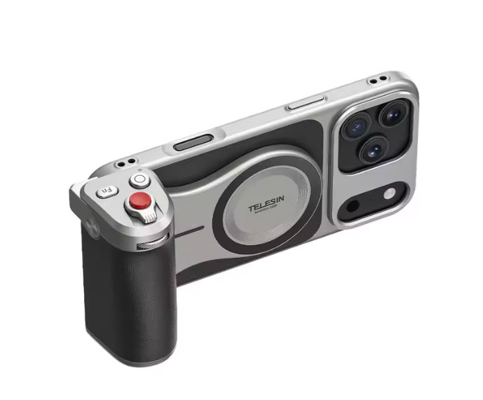 دسته شاتر عکاسی آیفون 17 پرو مکس استاندارد - TELESIN Master Grip for iPhone/نماکم