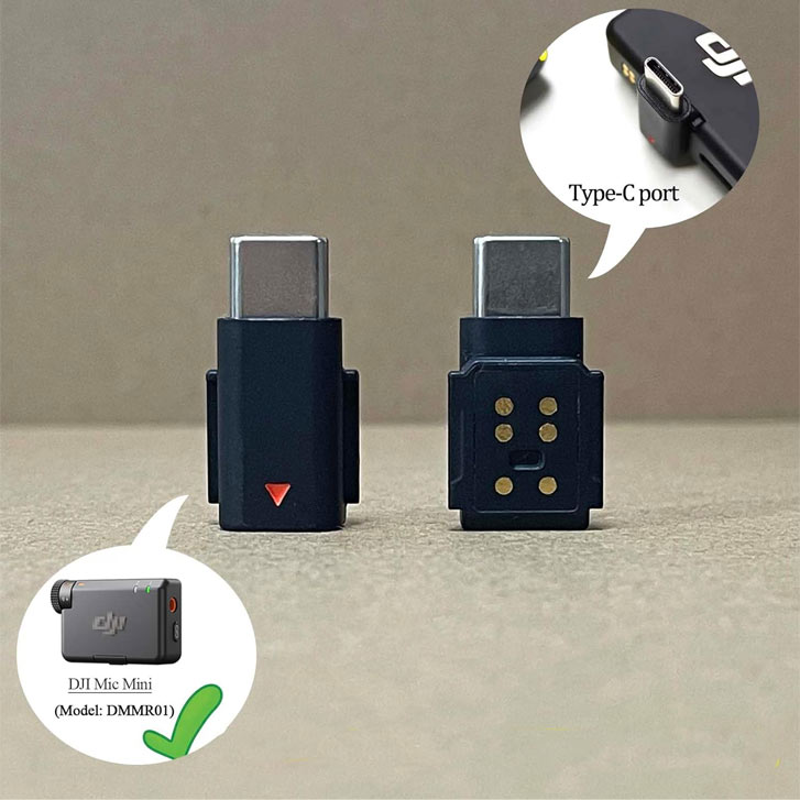 آداپتور تلفن همراه DJI Mic Mini ( تایپ سی )/نماکم