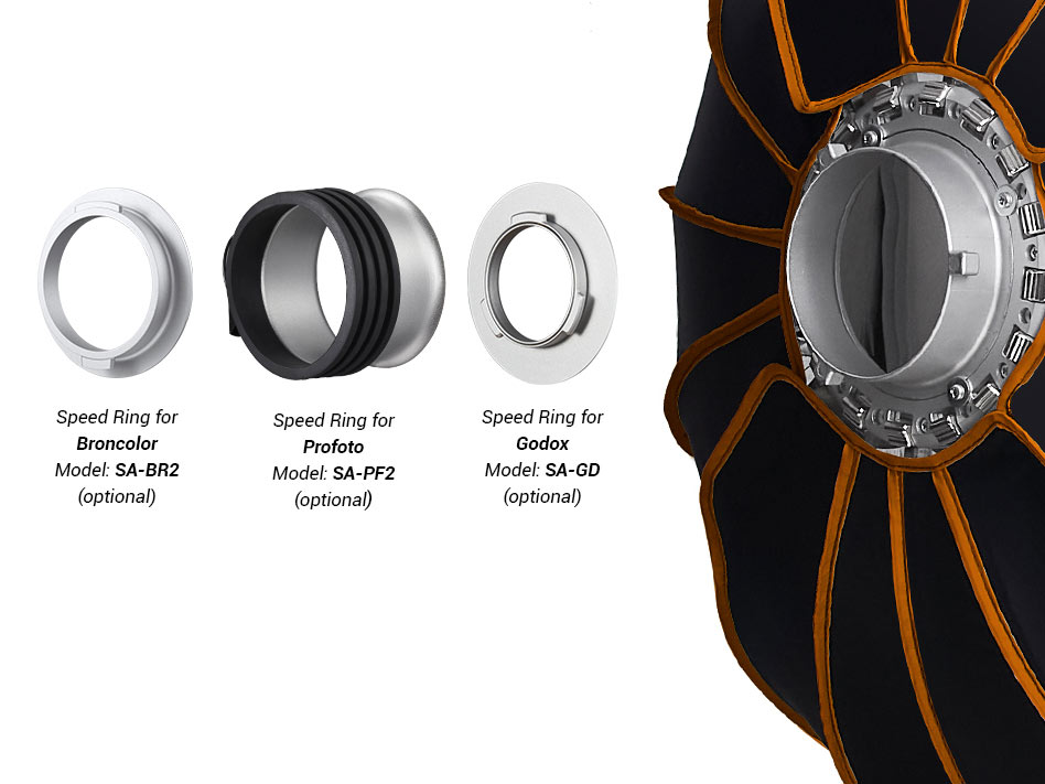 سافت باکس گودکس QR-P70 پارابولیک 70 سانتی متر/نماکم