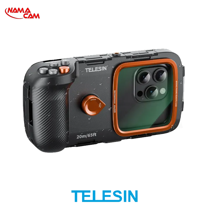 قاب ضد آب و شاتر موبایل آیفون و سامسونگ/نماکم