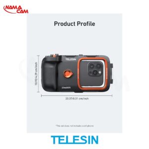 قاب ضد آب و شاتر موبایل آیفون و سامسونگ/نماکم