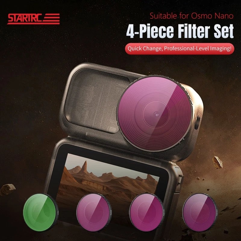 STARTRC ND8/ ND16/ ND32/ CPL Filters Set for DJI Osmo Nano/نماکم