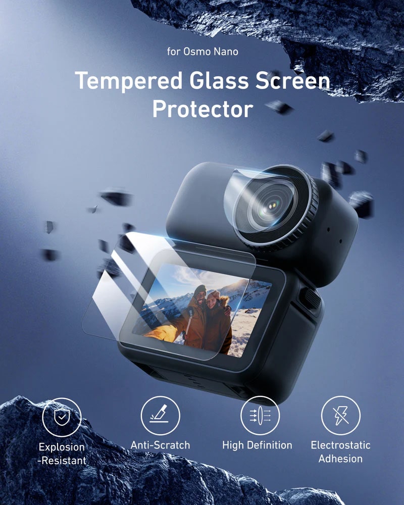 TELESIN Flexible Lens Protector for DJI Osmo Nano/نماکم