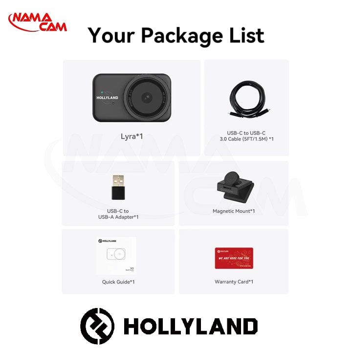 وب‌کم هالی لند لیرا Hollyland Lyra UHD 4K /نماکم