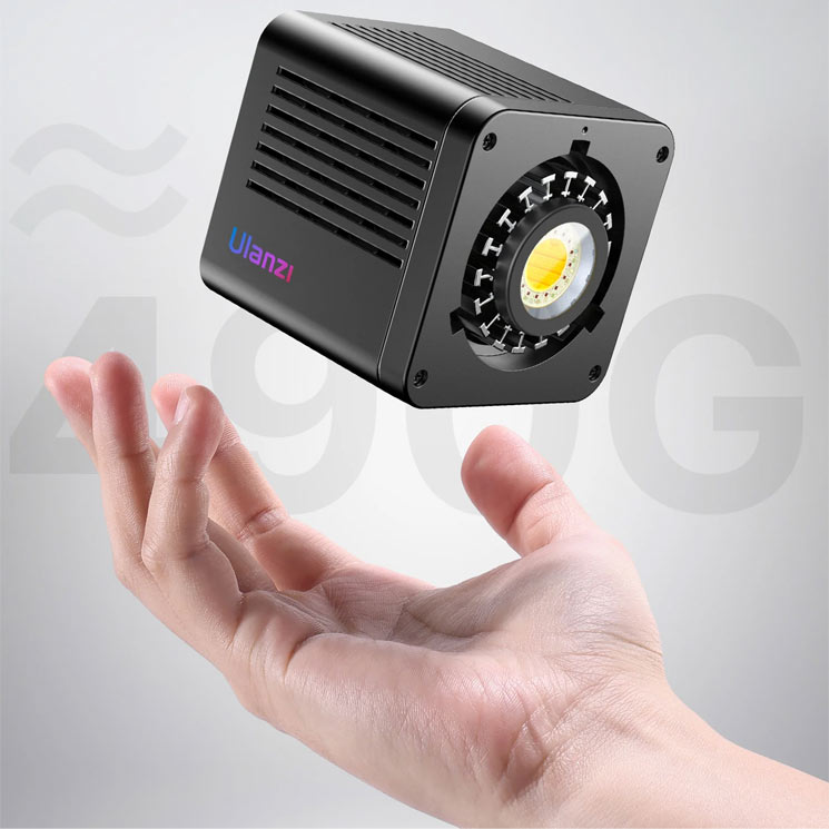 ویدئو لایت 40 وات اولانزی-قابل حمل- RGB Portable LED/نماکم