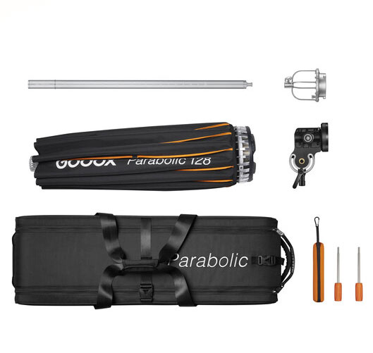 کیت سافت باکس پارابولیک گودکس Godox Parabolic 128 Reflector/نماکم