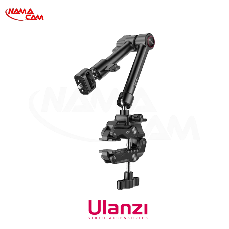 بازویی جادویی Ulanzi HD02 با گیره خرچنگی (25 سانتی‌متری)/نماکم