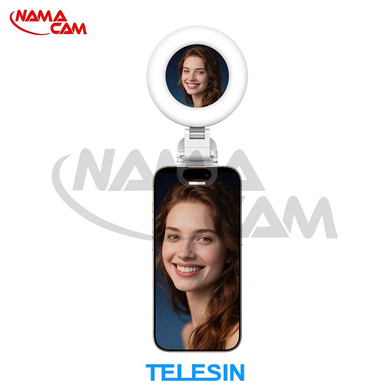 رینگ لایت کلیپسی موبایل تلسین – TELESIN Mobile phone beauty fill light/نماکم