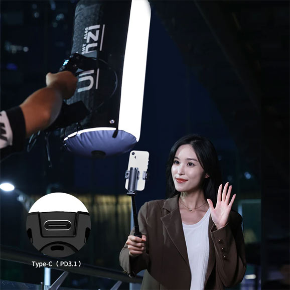 تیوب لایت بادی اولانزی Ulanzi AL60 Inflatable Bi-Color LED Air Tube Light/نماکم