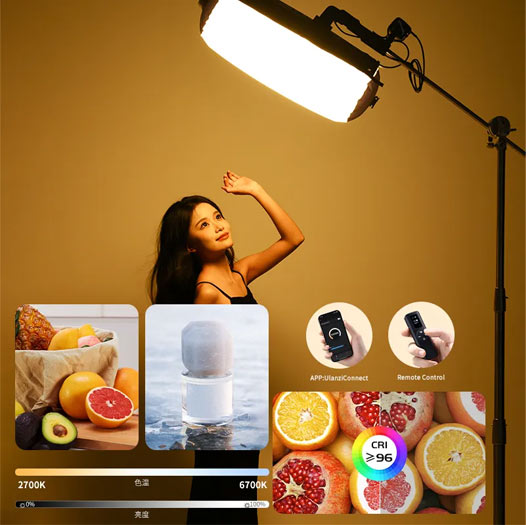 تیوب لایت بادی اولانزی Ulanzi AL60 Inflatable Bi-Color LED Air Tube Light/نماکم