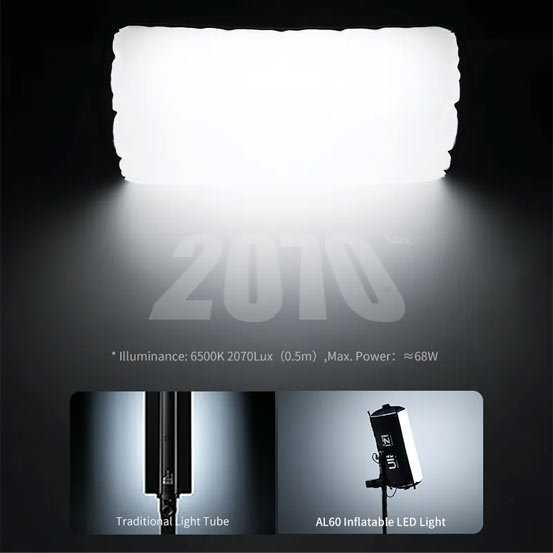 تیوب لایت بادی اولانزی Ulanzi AL60 Inflatable Bi-Color LED Air Tube Light/نماکم