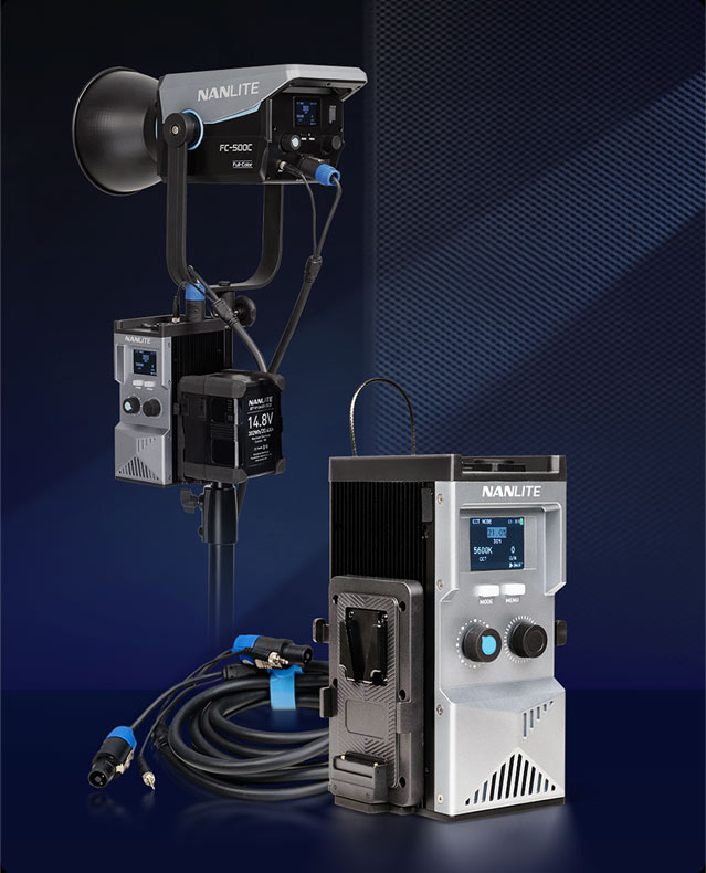 اسپات‌لایت LED تمام‌رنگ نانلایت FC500C RGB/نماکم