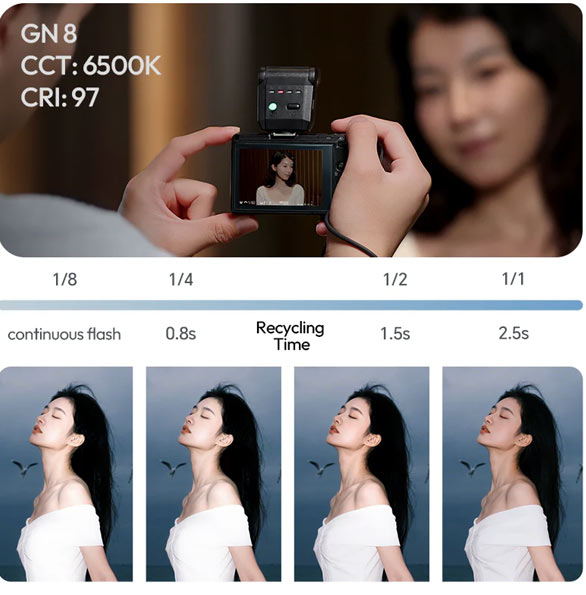مینی فلاش اکسترنال دوربین اولانزی Ulanzi SL03 Spark Lite Camera Flash/نماکم