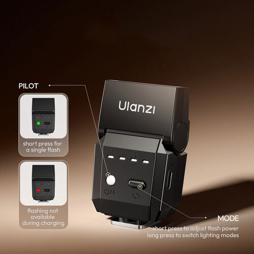 مینی فلاش اکسترنال دوربین اولانزی Ulanzi SL03 Spark Lite Camera Flash/نماکم