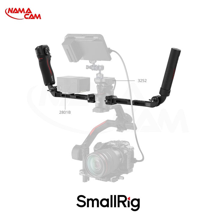 دسته دوتایی کنترل فوکوس اسمال‌ریگ برای سری DJI RS/نماکم