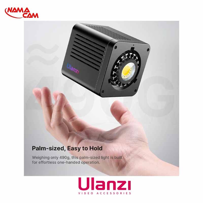 ویدئو لایت 40 وات اولانزی-قابل حمل- RGB Portable LED/نماکم