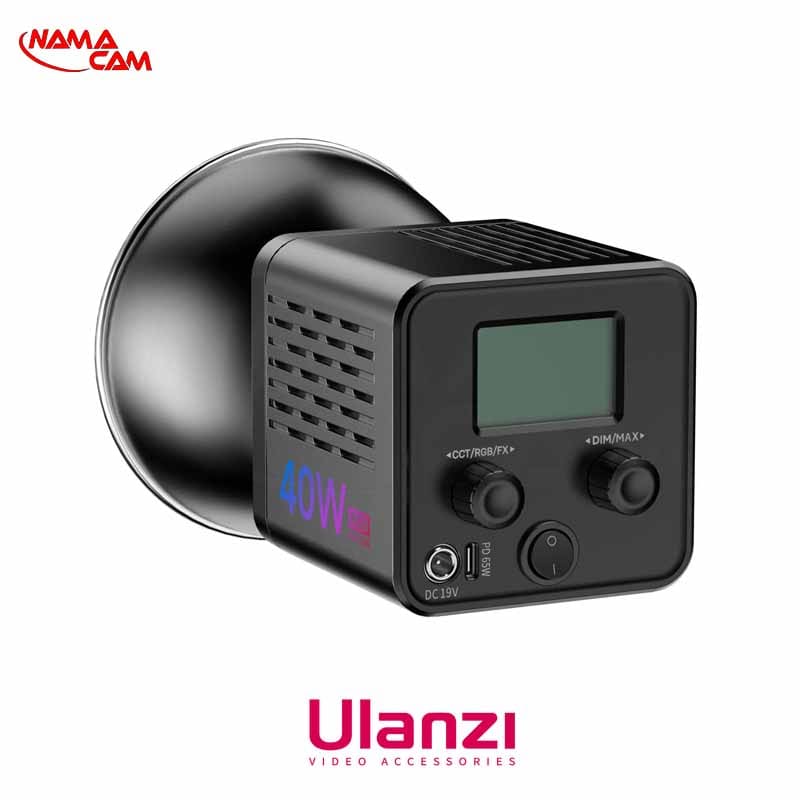 ویدئو لایت 40 وات اولانزی-قابل حمل- RGB Portable LED/نماکم