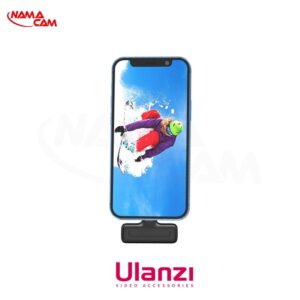 میکروفون بی‌سیم اولانزی لاوالیر آیفون Ulanzi J12 Wireless Lavalier Microphone for iPhone/نماکم