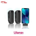 میکروفون بی‌سیم اولانزی لاوالیر آیفون Ulanzi J12 Wireless Lavalier Microphone for iPhone/نماکم