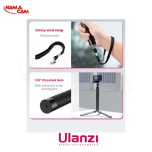 سه پایه سلفی اولانزی Ulanzi MT-58 Extendable Selfie Stick (120 سانتی‌متری)/نماکم