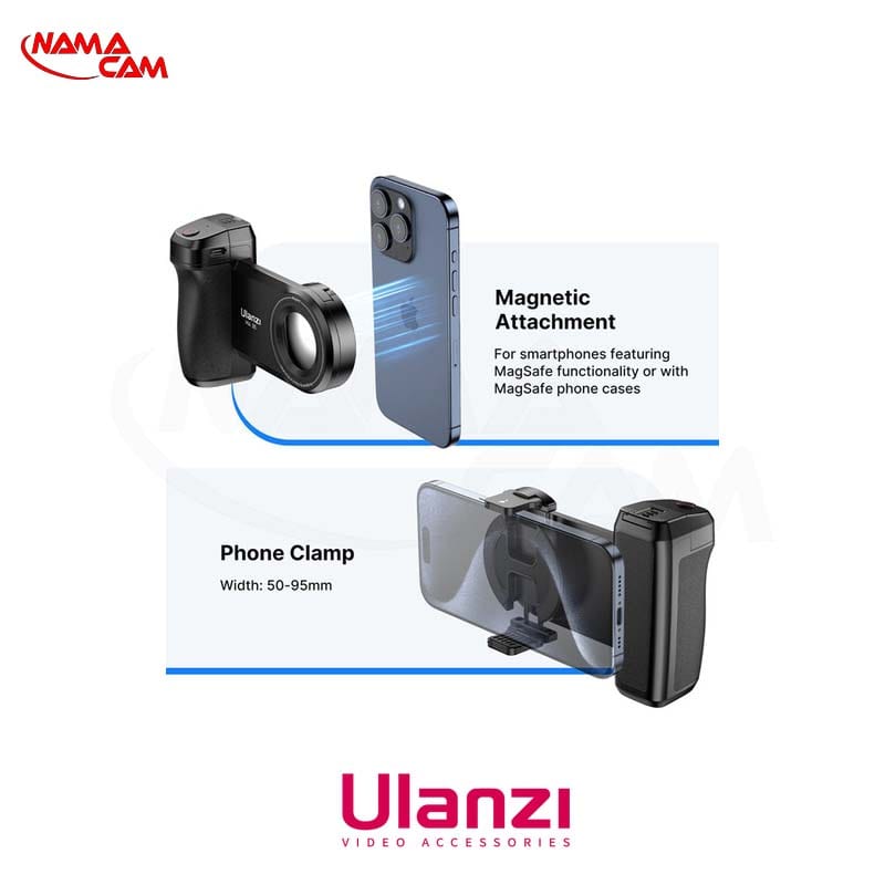 گریپ و دسته شاتر بلوتوثی موبایل اولانزی Ulanzi MA35/نماکم