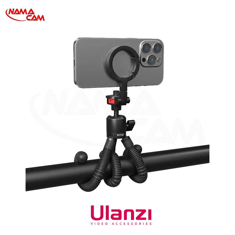 سه پایه و مونوپاد مغناطیسی انعطاف‌پذیر اولانزی Ulanzi MT30/نماکم