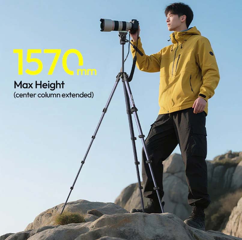 Tripod with Fluid Head/نماکم
