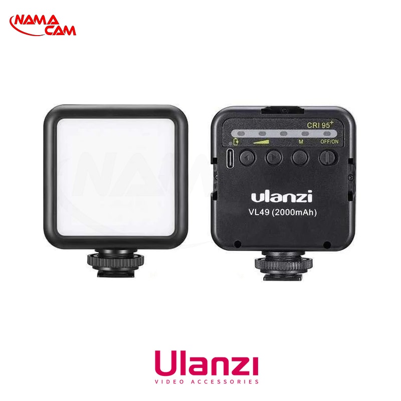 مینی ویدئو لایت LED دو رنگ اولانزی – VL49 Rechargeable Mini LED Light/نماکم