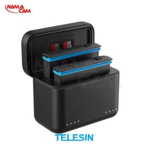شارژر اینستا360 X5 دو تایی – تلسین – Charger Case for Insta360 X5