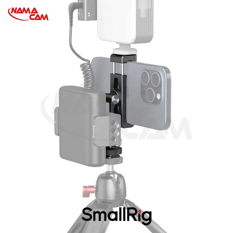 نگهدارنده فلزی گوشی هوشمند SmallRig با مانت Cold Shoe/نماکم