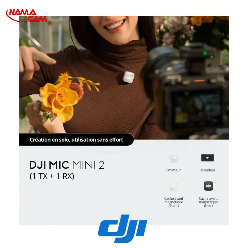میکروفون دی جی آی میک مینی ورژن 2 – DJI Mic Mini 2 – 1 Person/نماکم