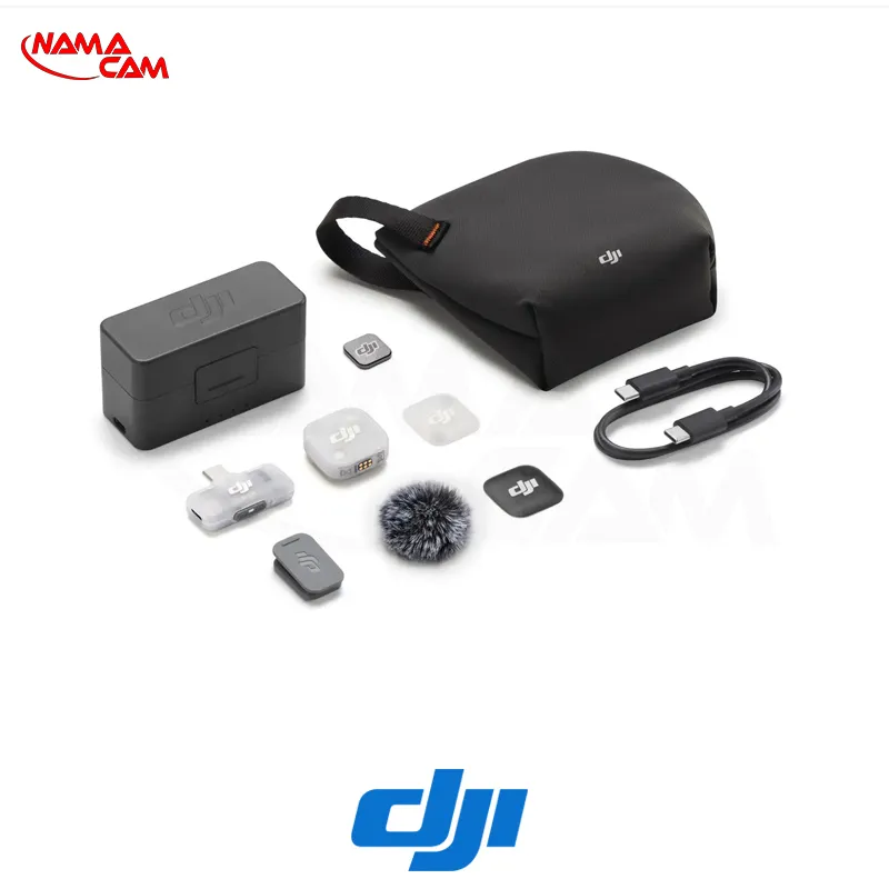 میکروفون دی جی آی میک مینی ورژن 2 – DJI Mic Mini 2 – 1 Person + کیس شارژ/نماکم