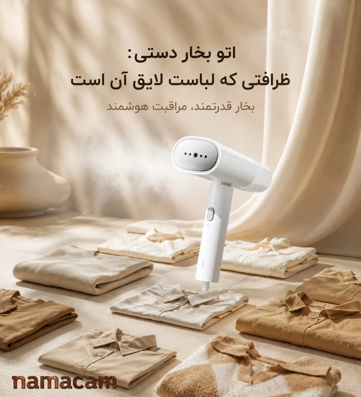 پوستر اصلی اتو بخار شیائومی - مسافرتی