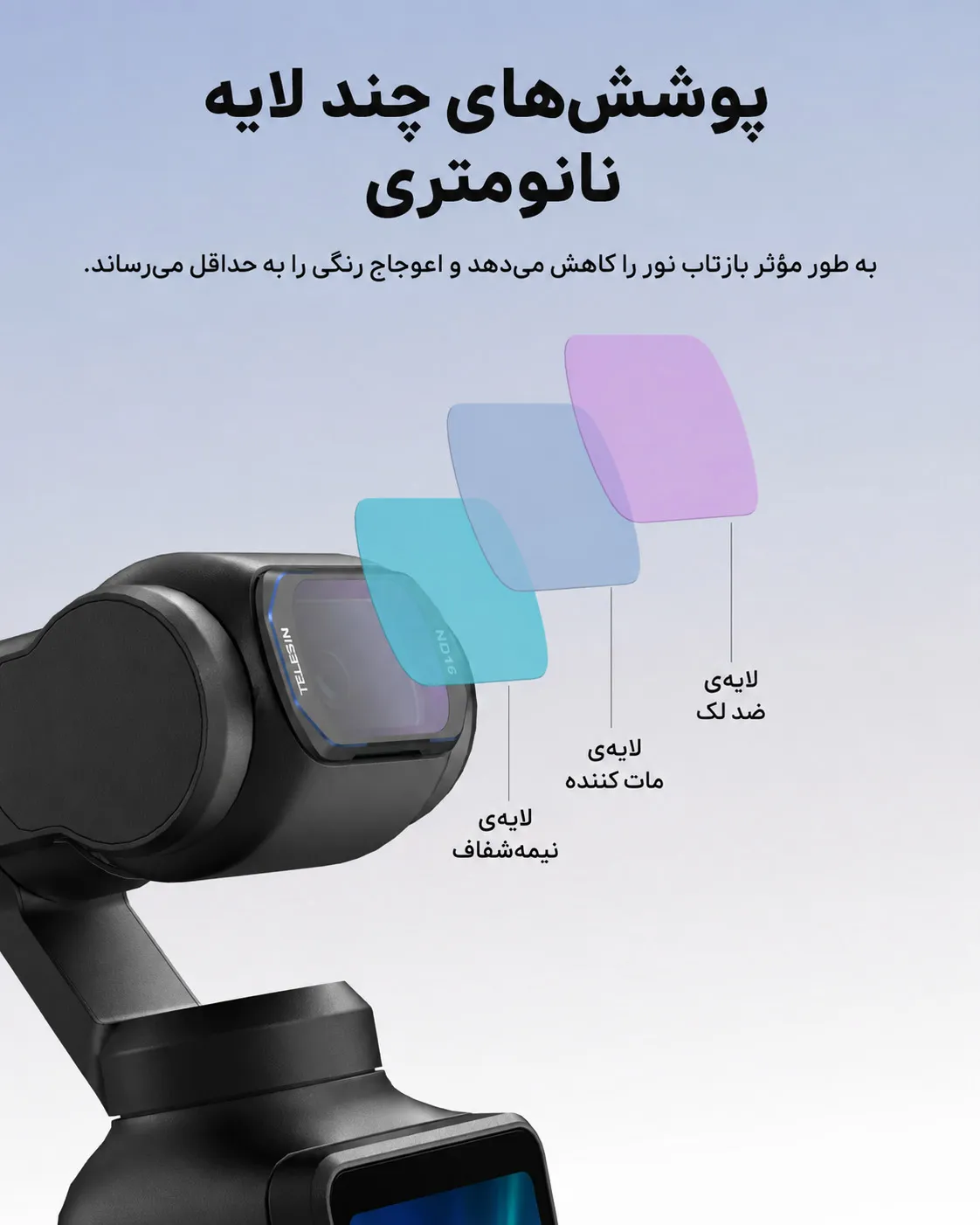 طراحی نانومتری فیلتر نوری اسمو پاکت