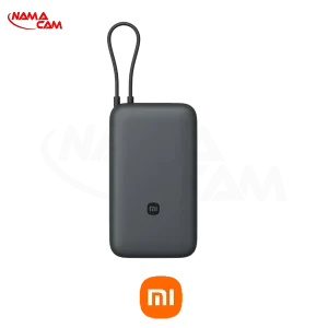 تصویر اصلی پاور بانک شیائومی با کابل رنگ مشکی