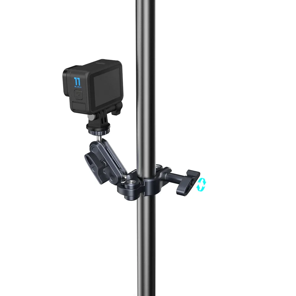 مانت موتور و دوچرخه گوپرو و اینستا360 و DJI برای اتصال به لوله و میله