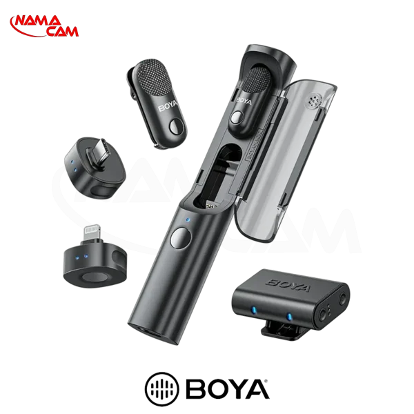 میکروفون بویا مجیک 02 - BOYA Magic 02 USB-C + Lightning + 3.5mm TRS