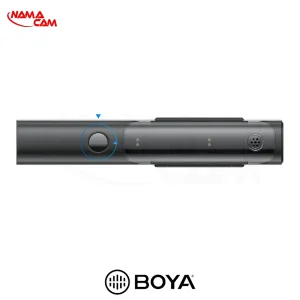 نمای جلویی افقی میکروفون بویا مجیک 02 - BOYA Magic 02 USB-C + Lightning + 3.5mm TRS
