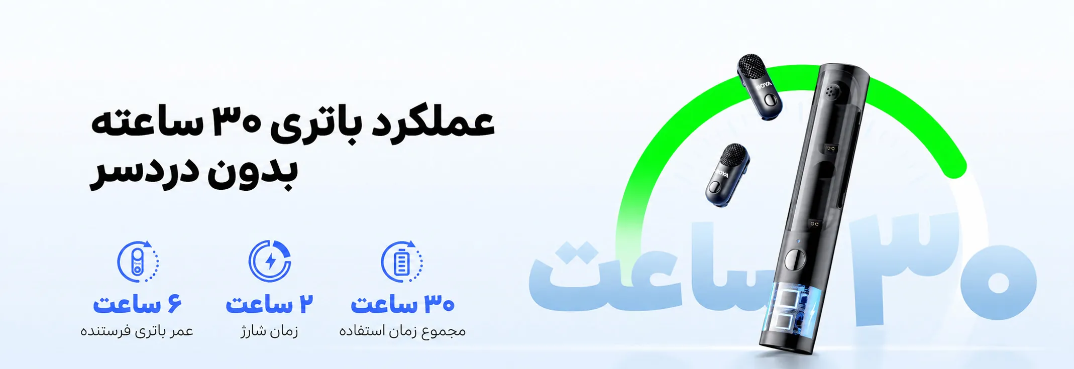 fhjvd میکروفون بویا مجیک 05 - تایپ سی - BOYA Magic 05 USB-C