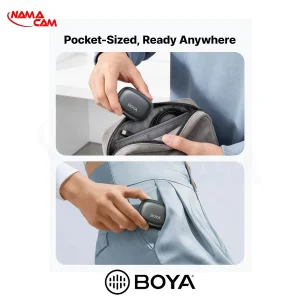 میکروفون بیسیم بویا مینی 2 - 02 - تایپ سی - BOYA mini 2-02 (USB-C) + 2 TX میکروفون جیبی